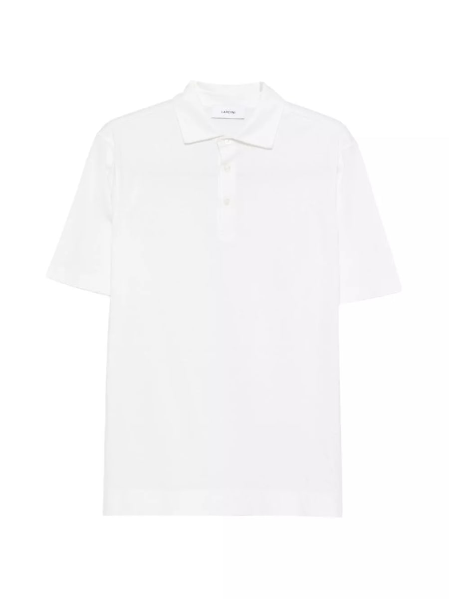 Lardini la polo in cotone e seta