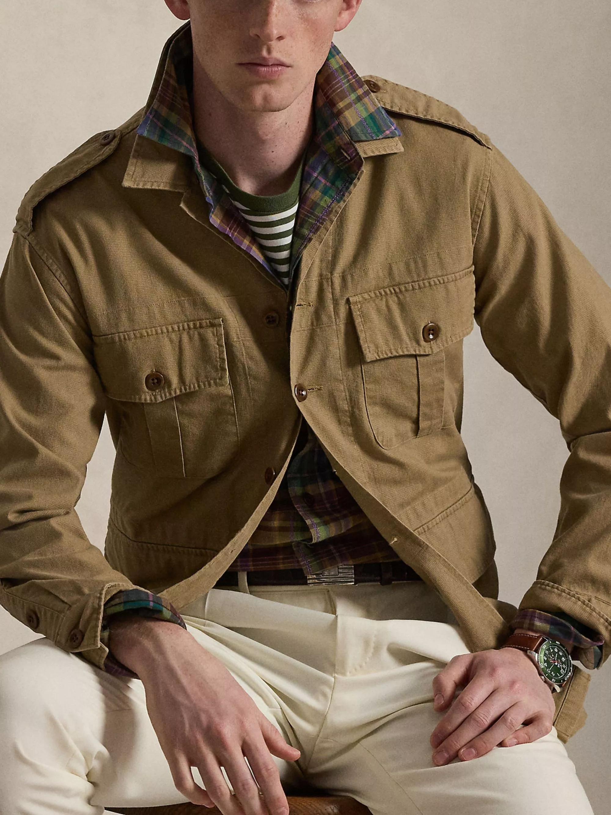 Polo Ralph Lauren Camicia Texturizzata Classic Fit, view 2