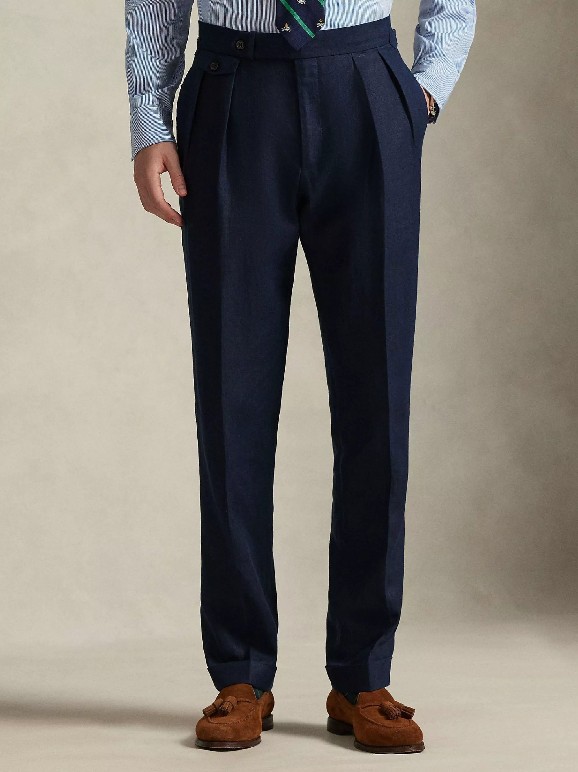 Polo Ralph Lauren Pantaloni in lino plissettati, view 2