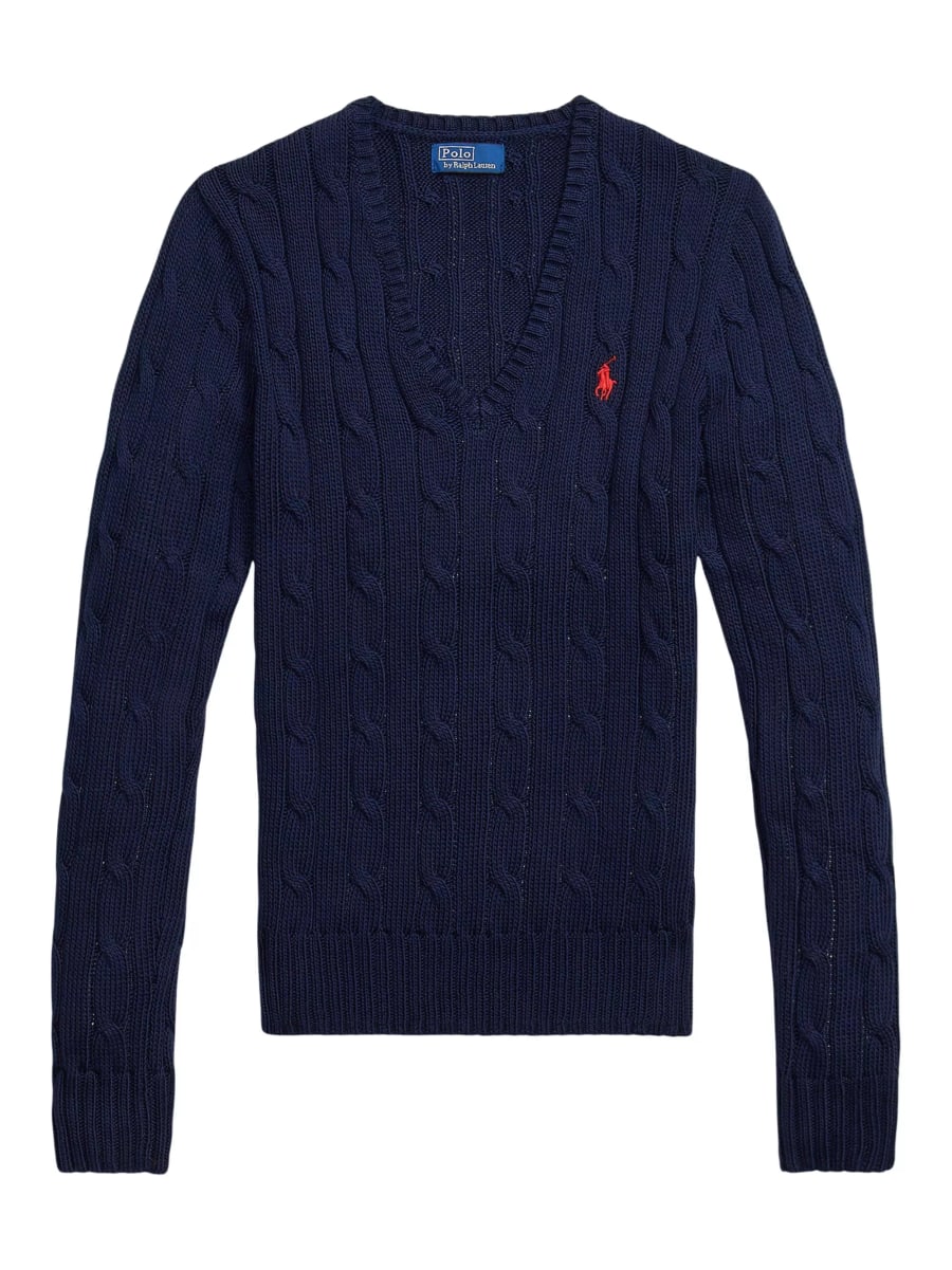 Polo Ralph Lauren Maglione in maglia cable con logo
