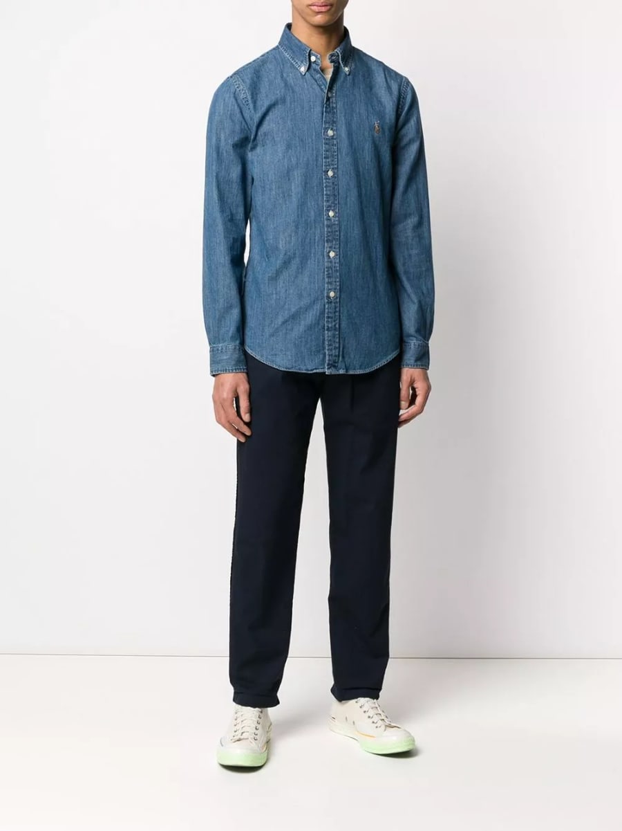 Polo Ralph Lauren Camicia con logo, view 2