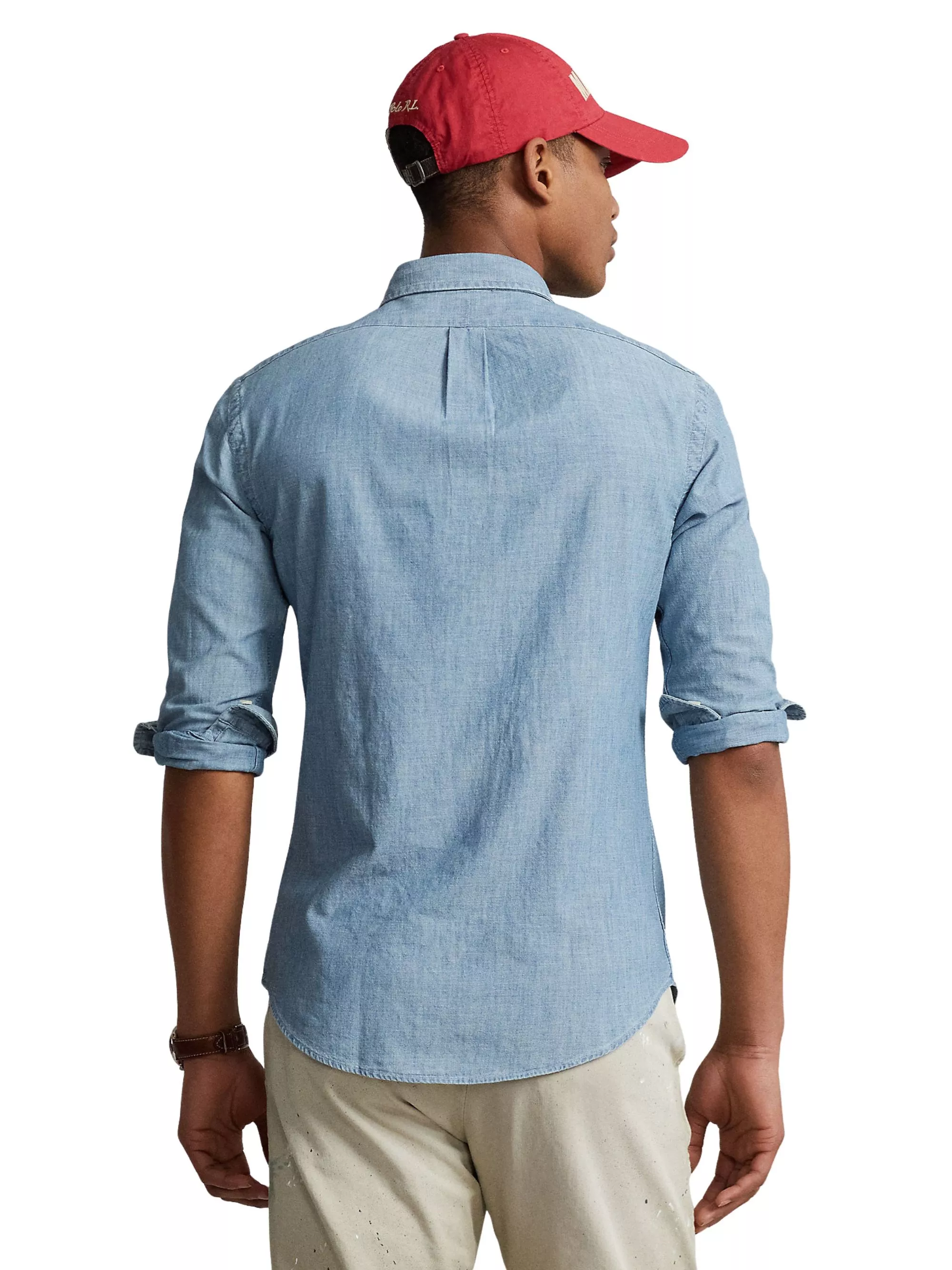 Polo Ralph Lauren Camicia in denim con logo, view 2