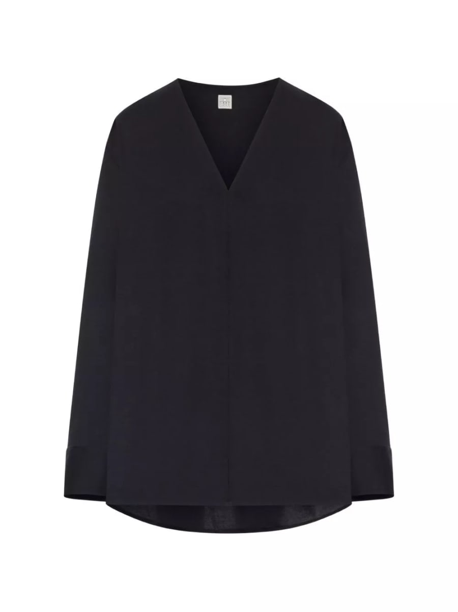 Toteme blusa con scollo a V