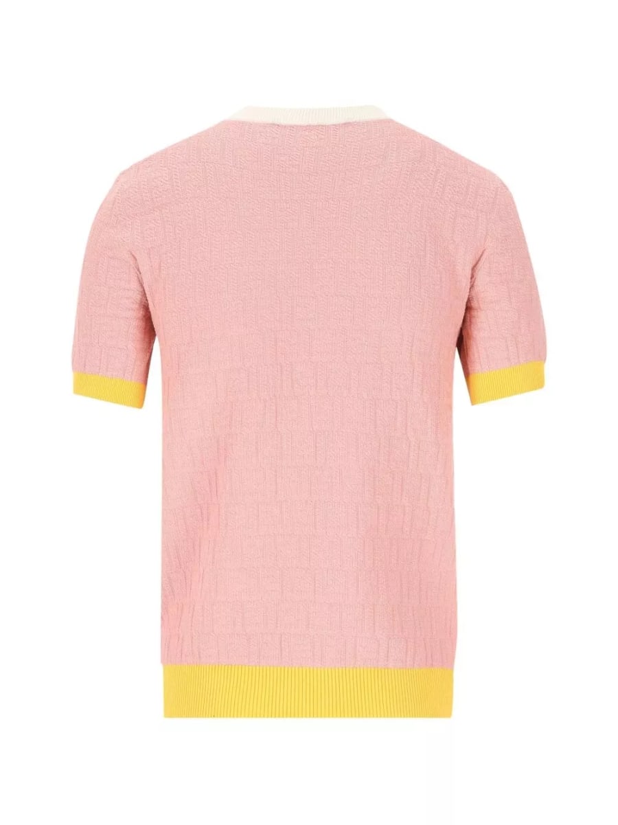 Fendi Maglione in misto cotone e seta, view 3