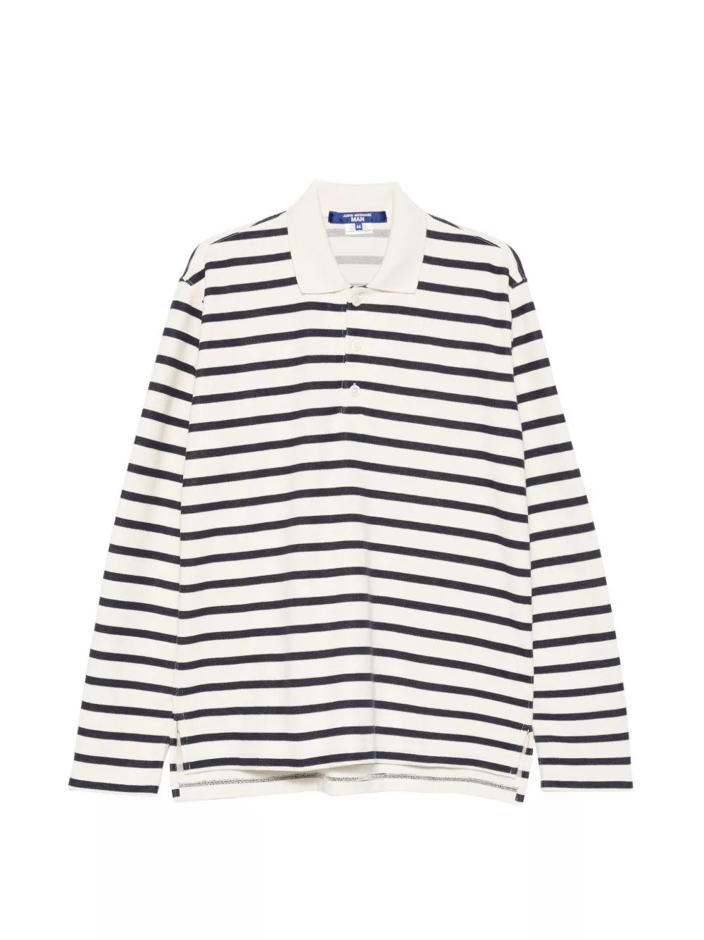 Junya watanabe Polo shirt a righe in cotone