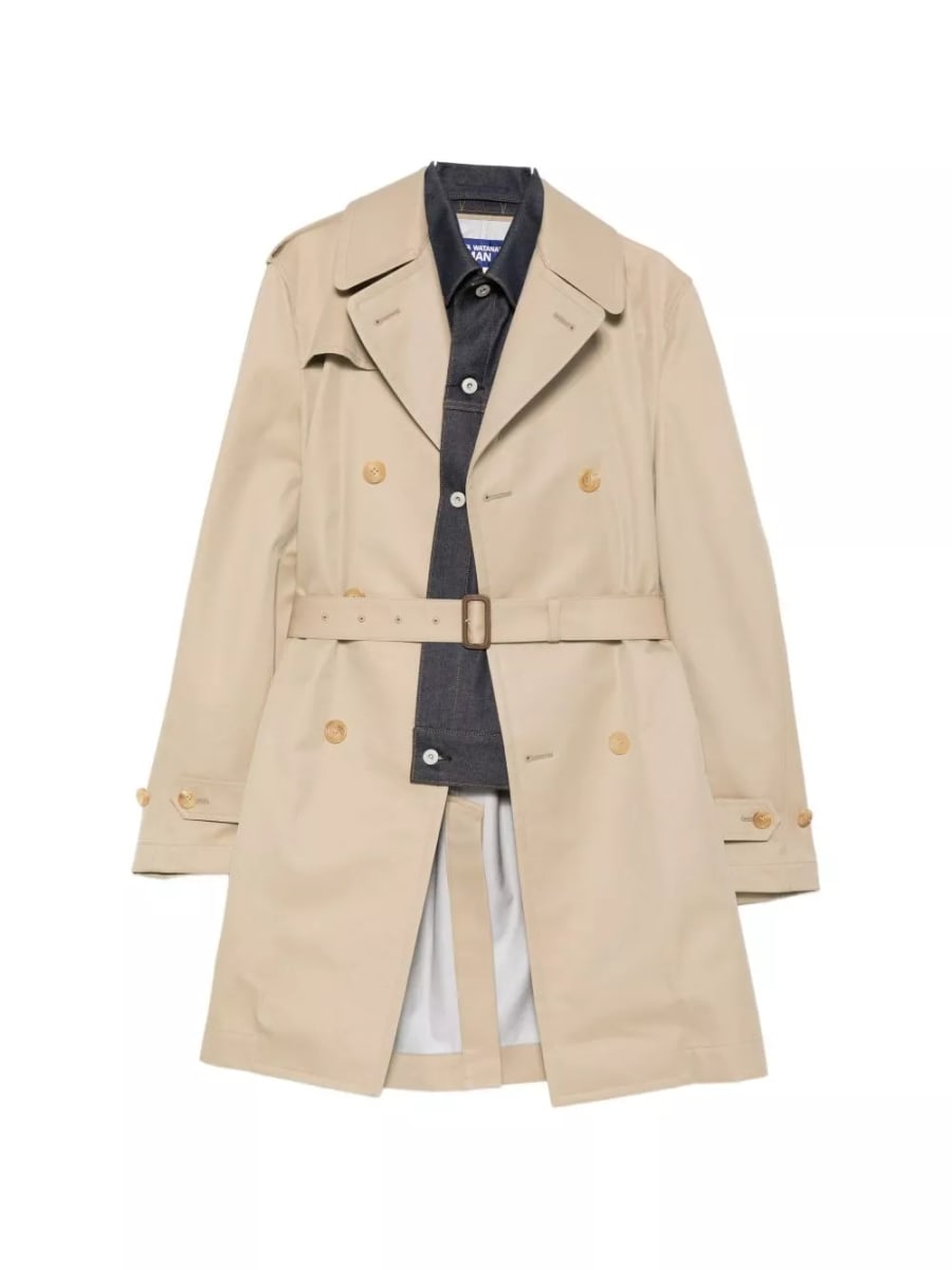 Junya watanabe Cappotto doppiopetto in cotone
