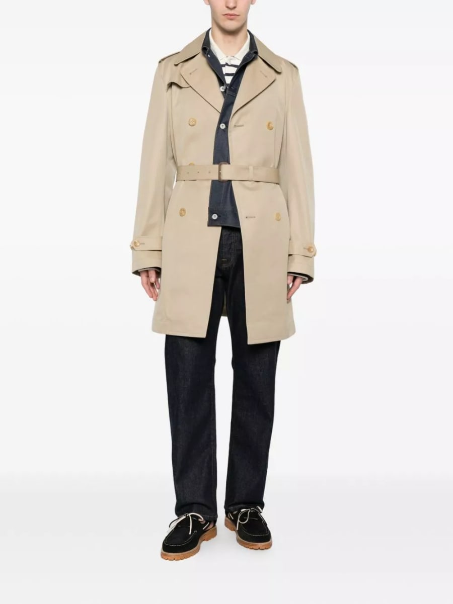 Junya watanabe Cappotto doppiopetto in cotone, view 3
