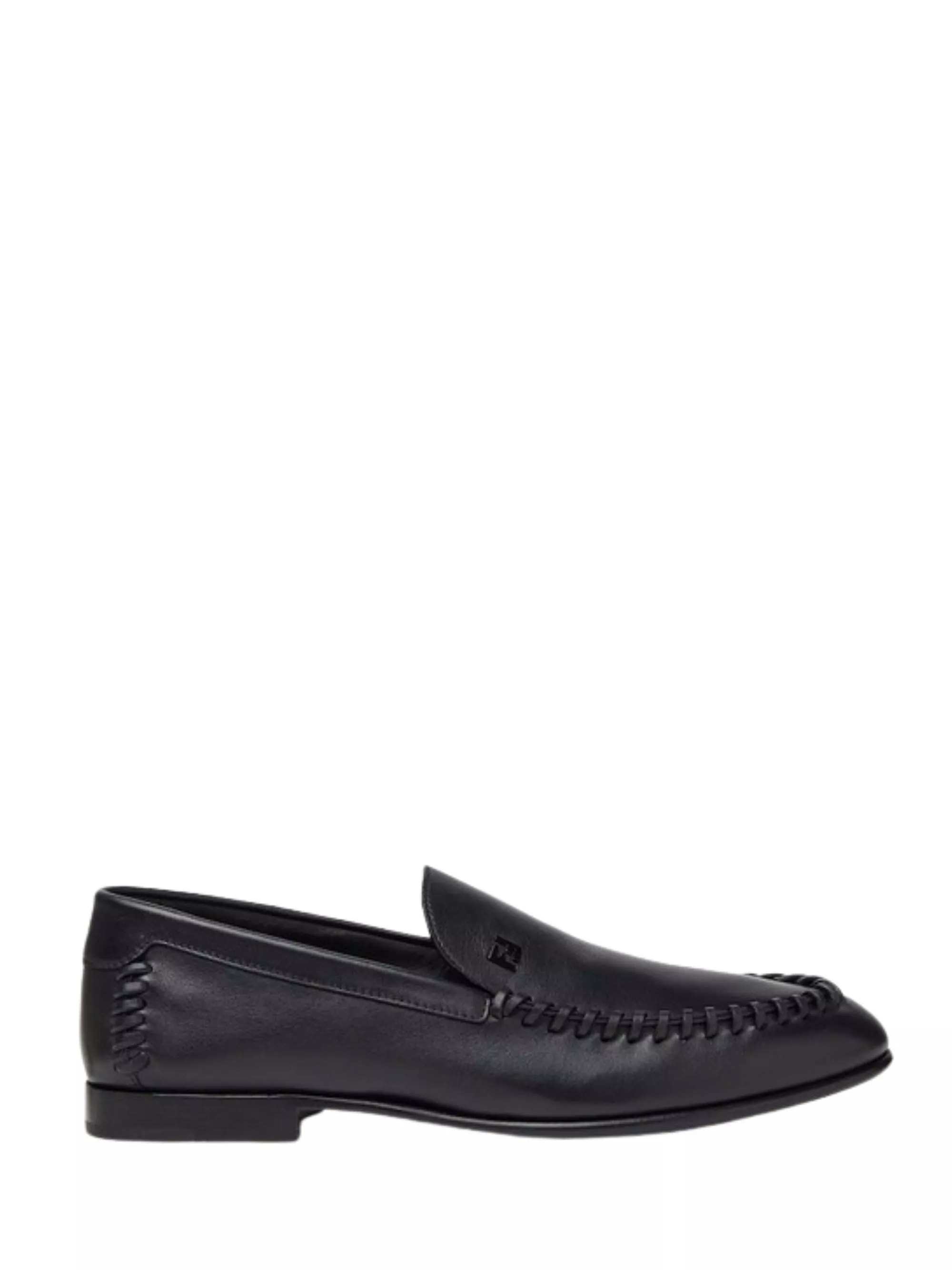 Fendi Mocassino in pelle intrecciata