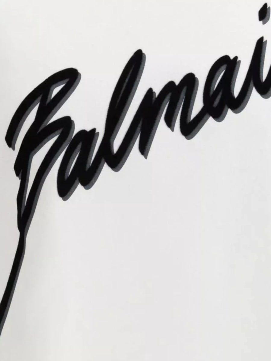 Balmain T-shirt in Cotone, view 3