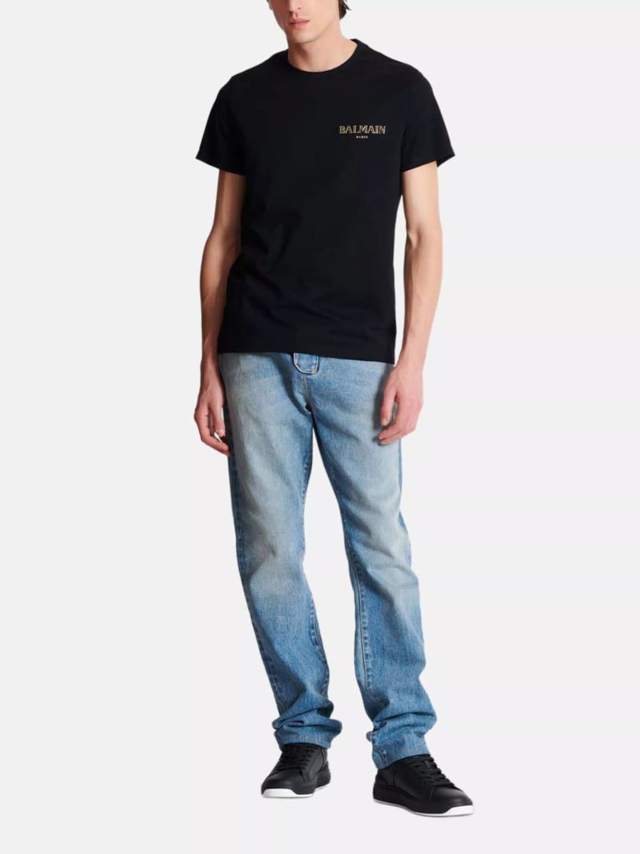 Balmain T-shirt in cotone, view 2