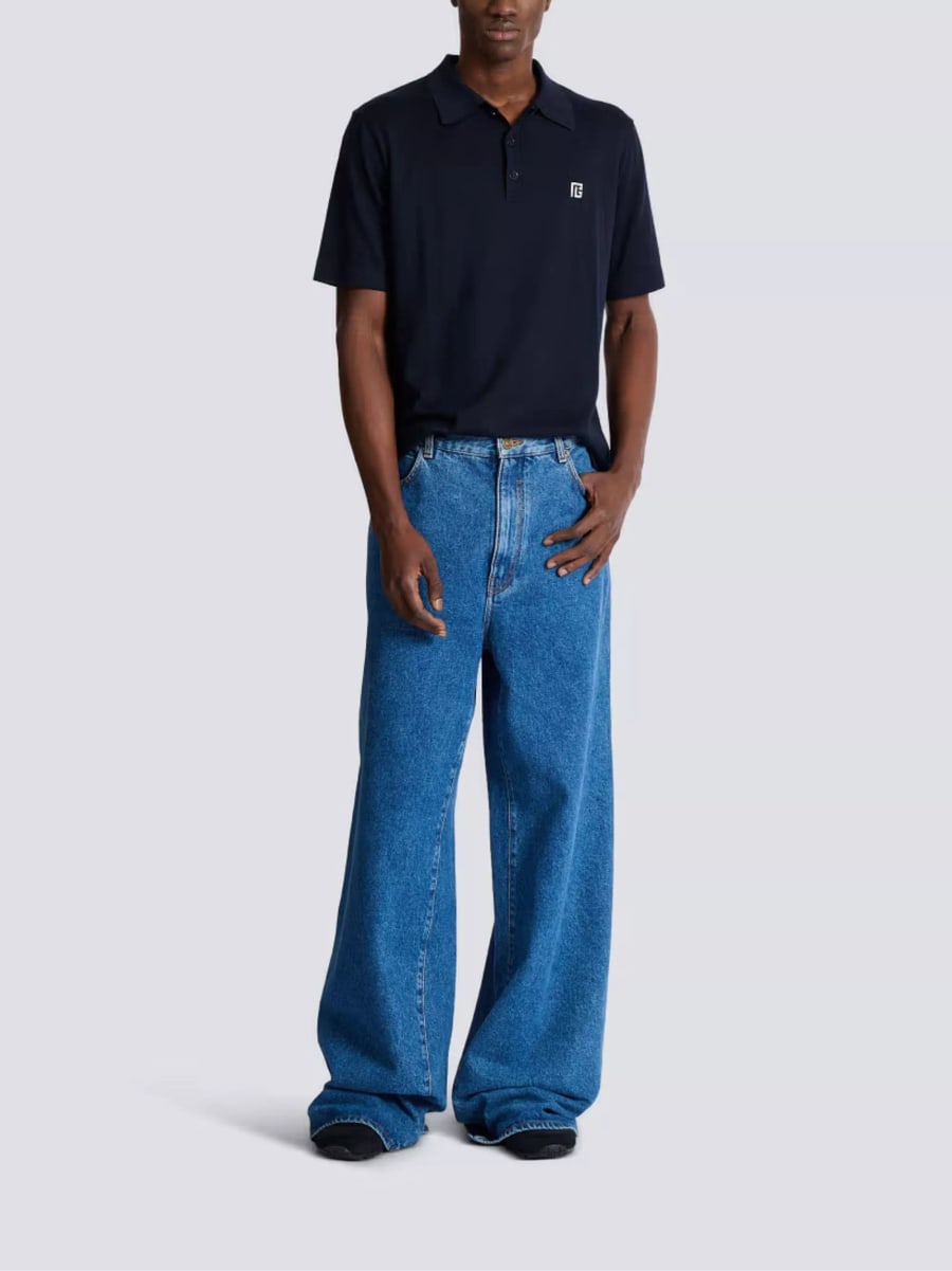 Balmain la polo in seta, view 2