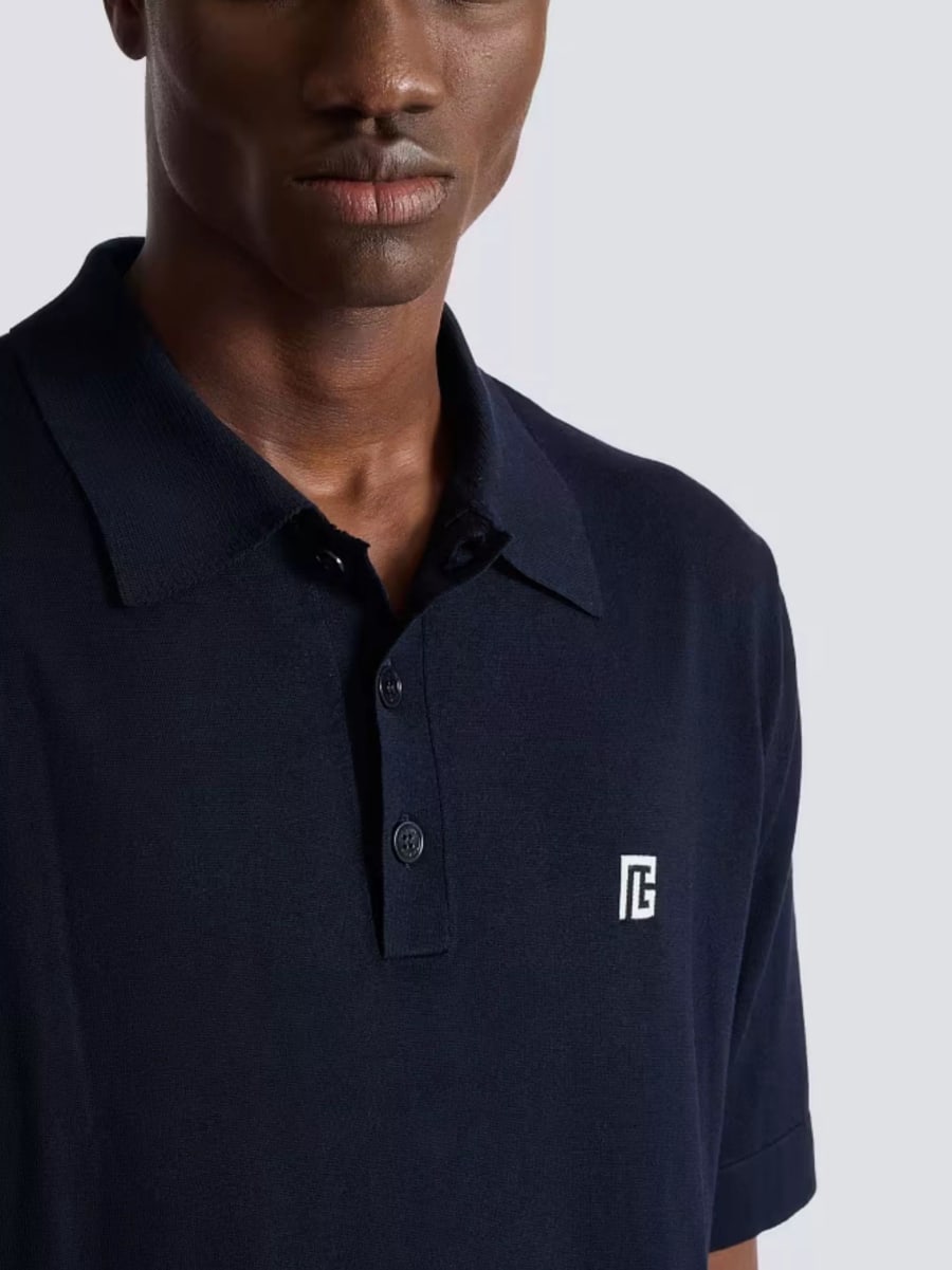 Balmain la polo in seta, view 4