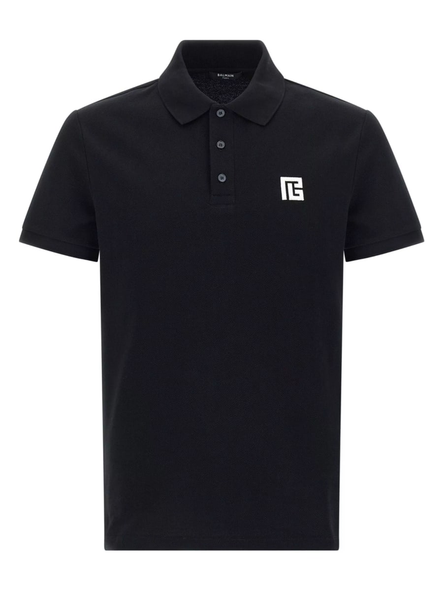 Balmain la polo in cotone