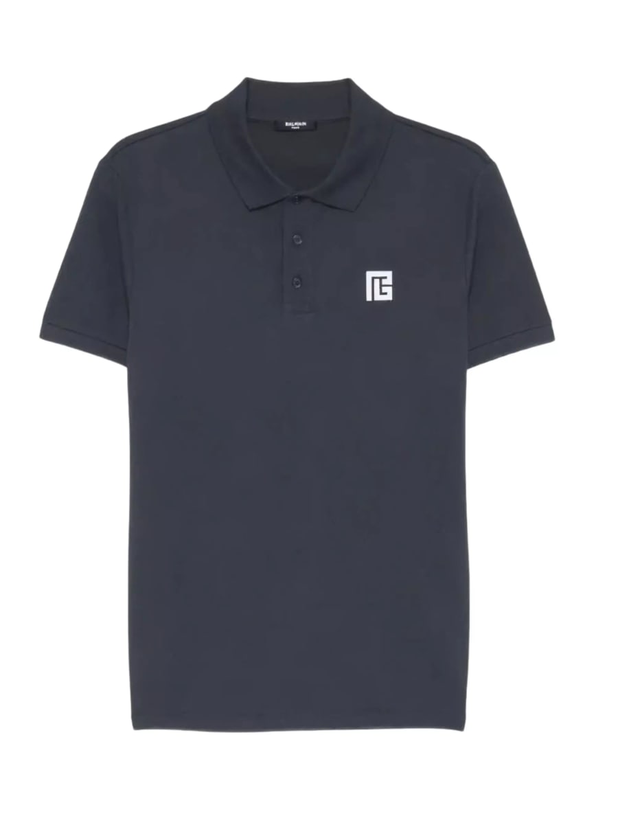 Balmain la polo in cotone