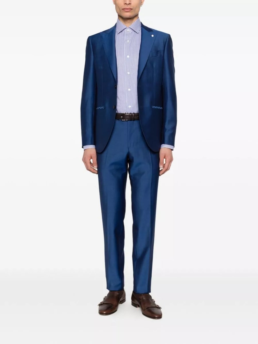 Luigi bianchi Completo in lana da uomo, view 4