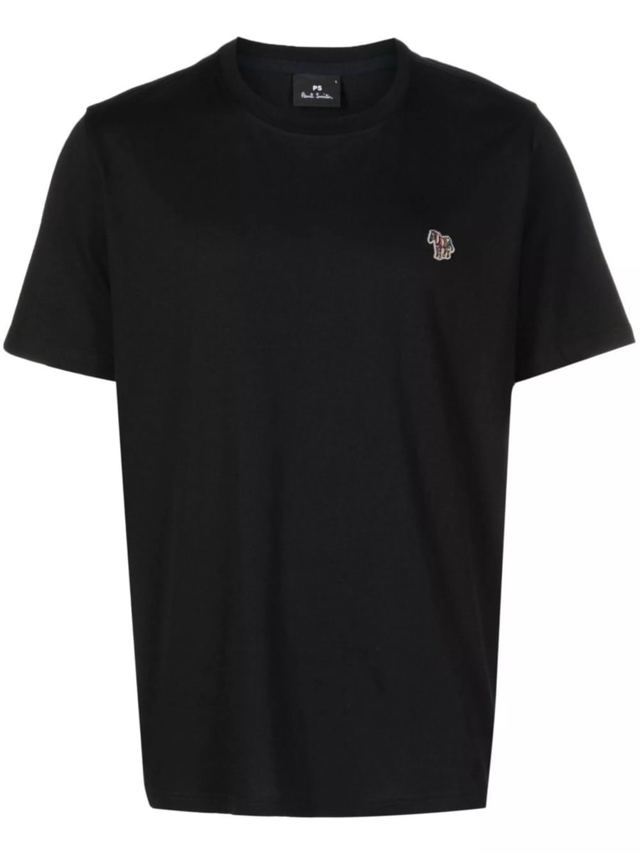 Ps paul smith T-shirt in cotone con logo Zebra