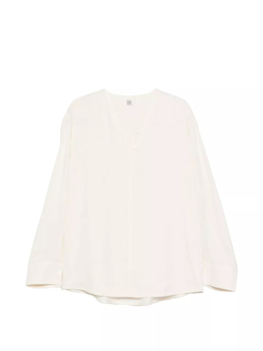 Toteme blusa con scollo a V