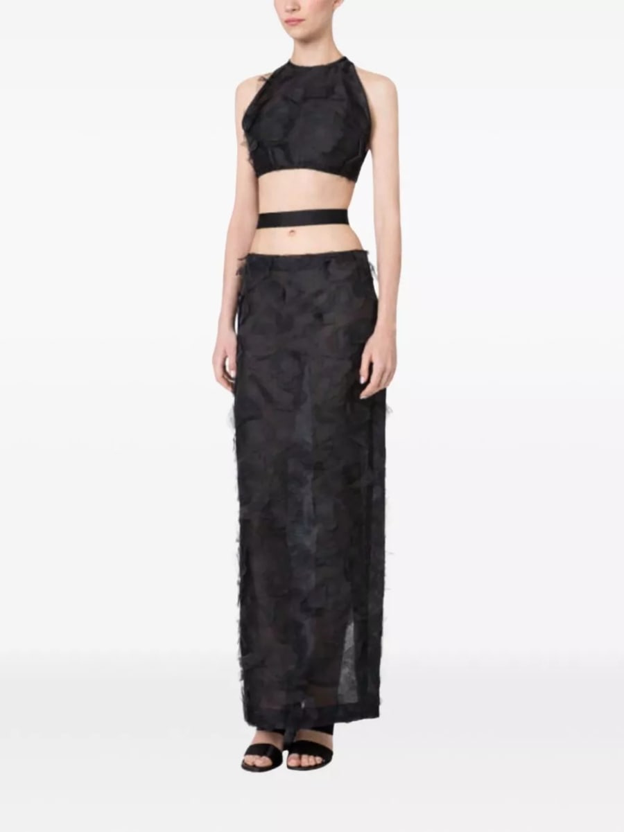Max Mara Top in seta, view 3