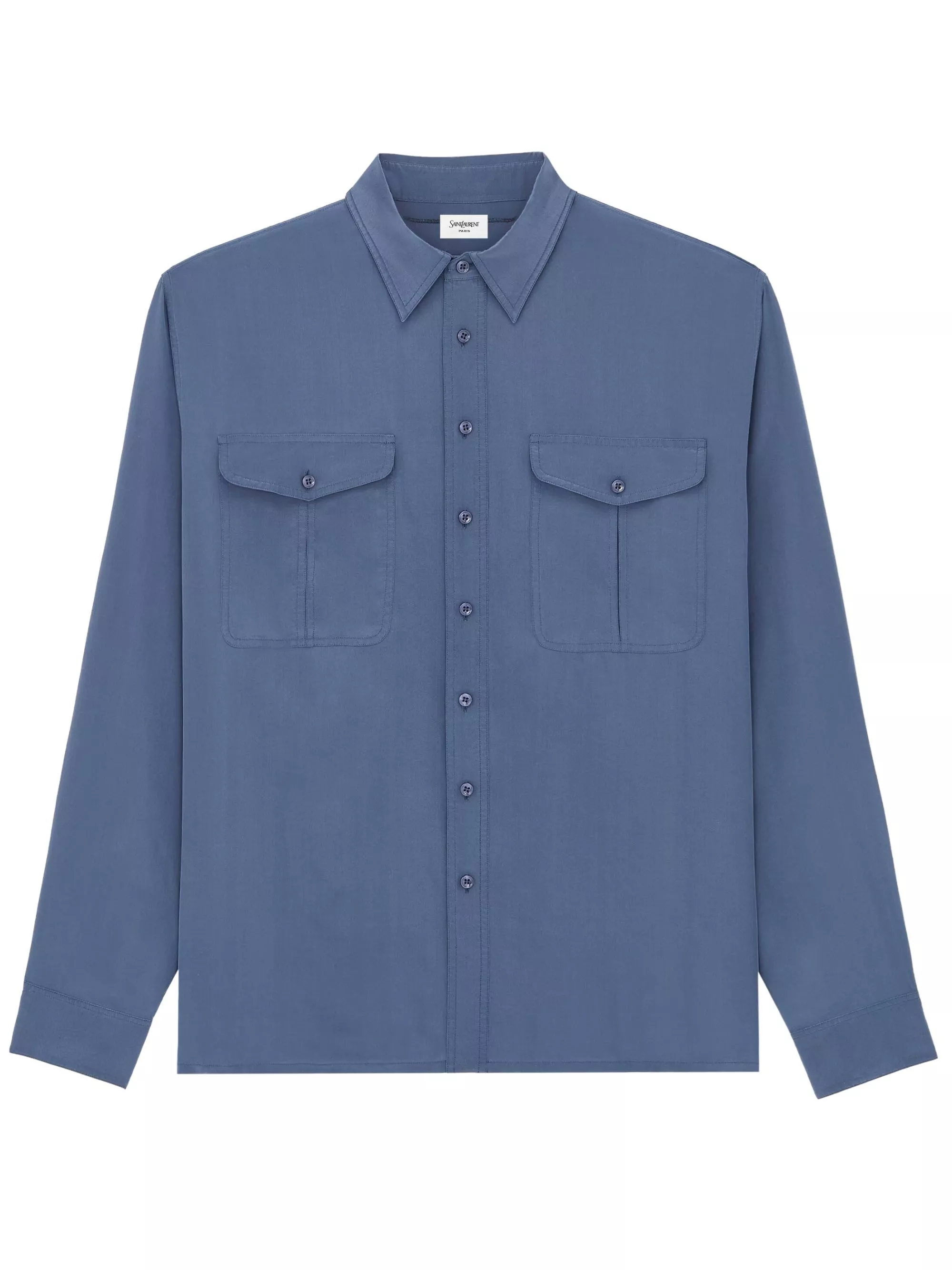 Saint Laurent Camicia in viscosa e seta