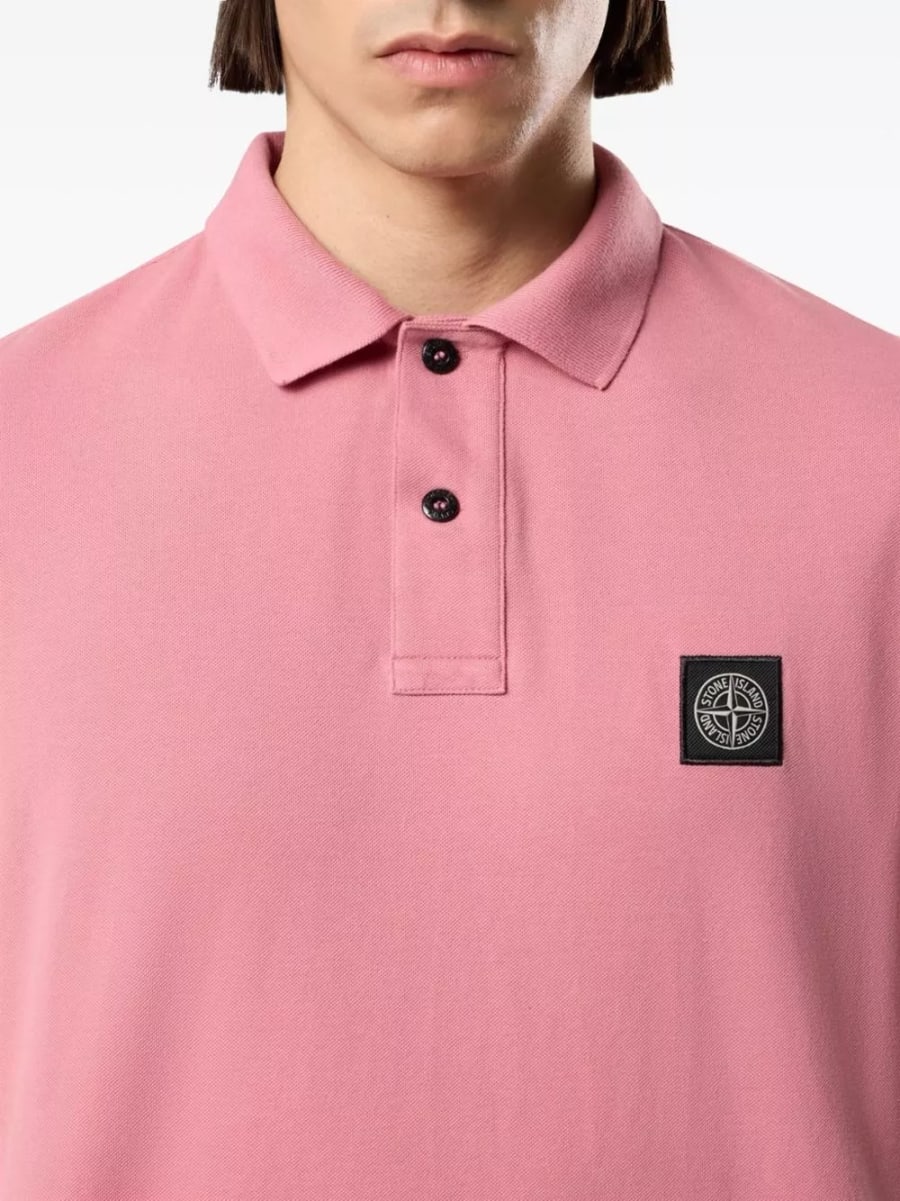 Stone Island la polo con logo, view 3