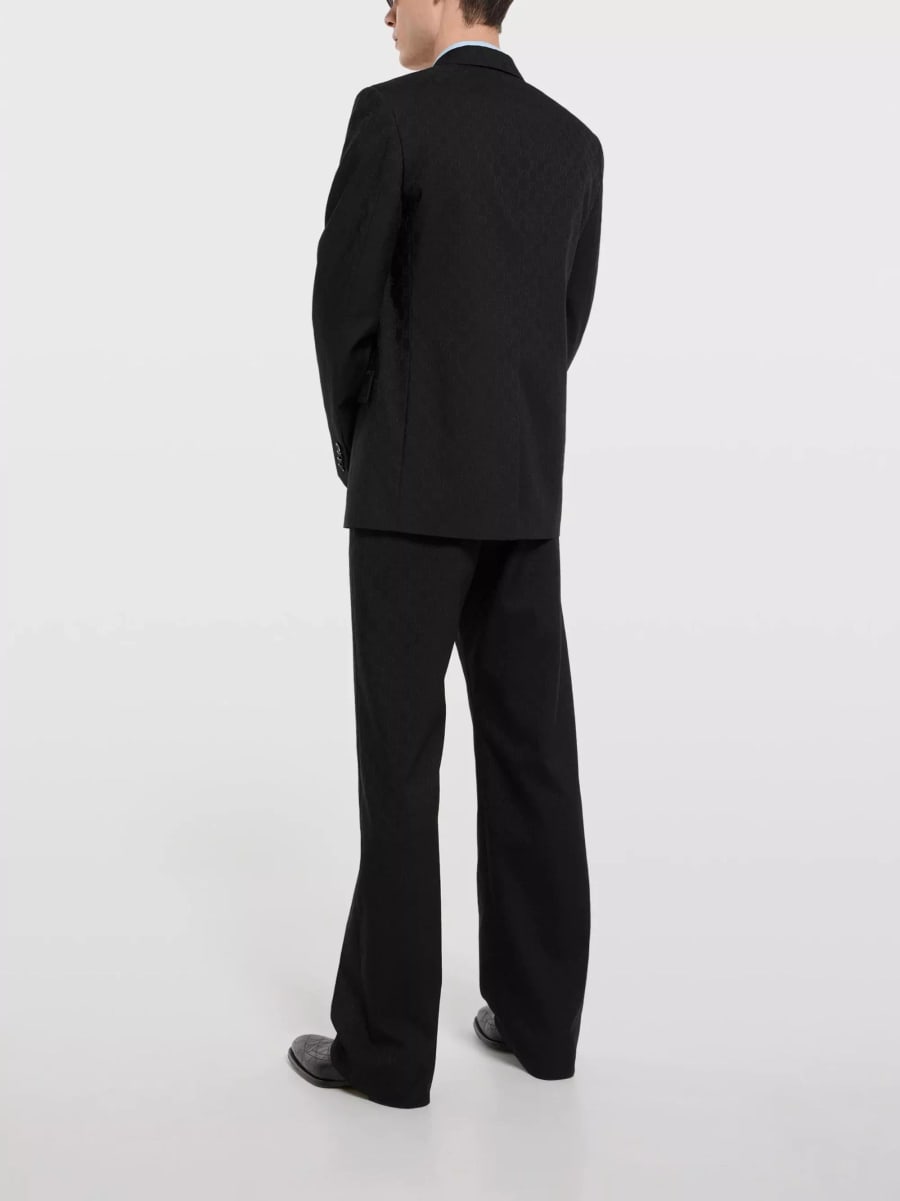 Gucci Pantaloni in lana GG, view 3