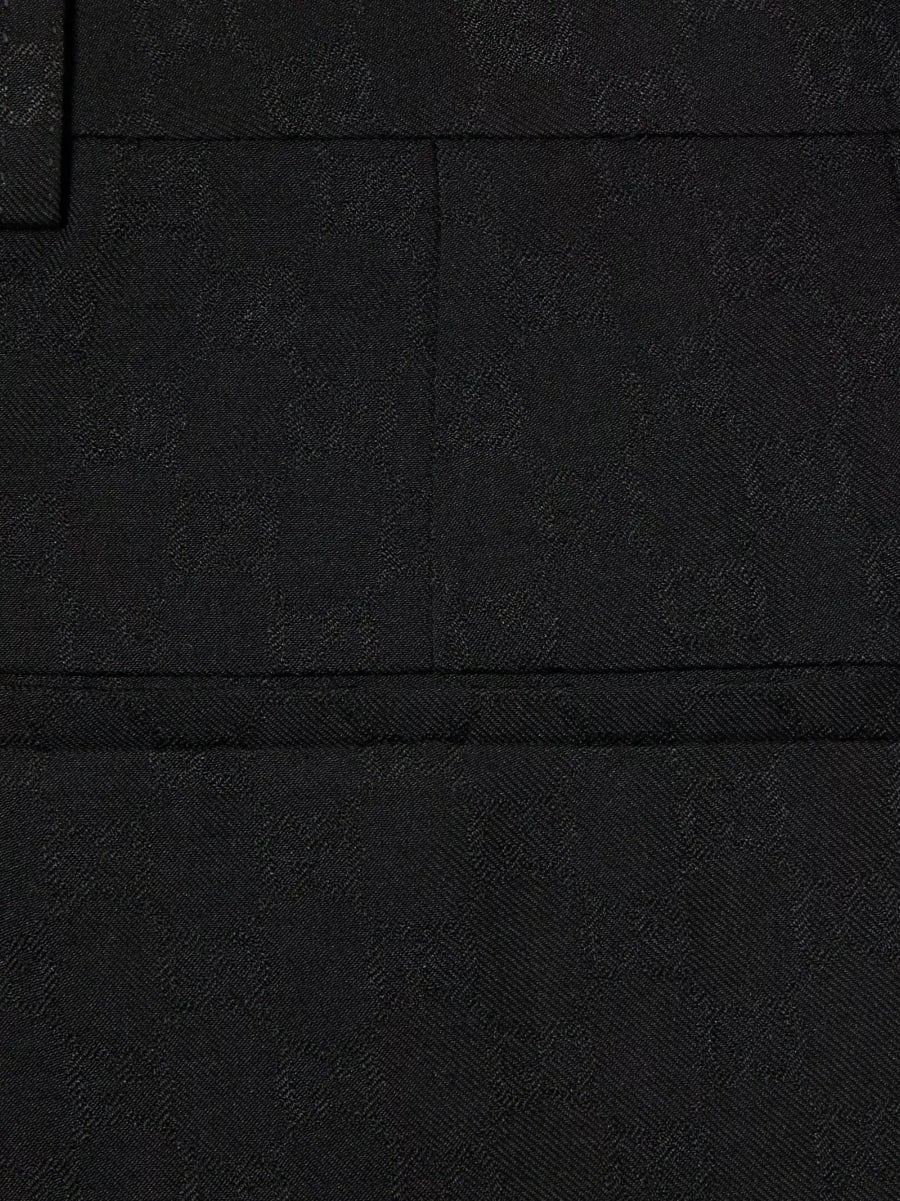 Gucci Pantaloni in lana GG, view 4