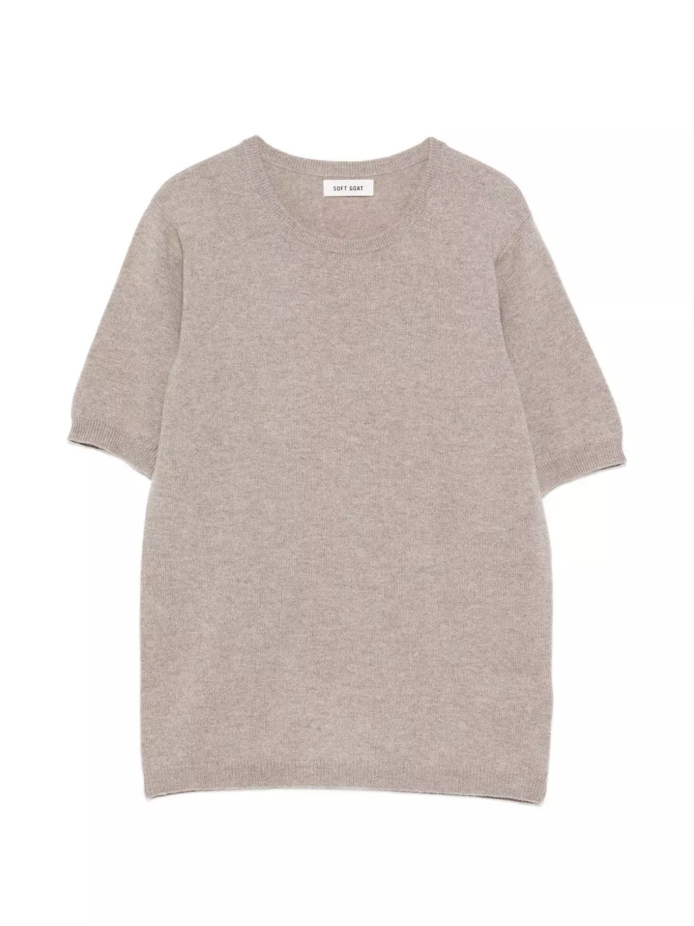 Soft goat Maglione girocollo in cashmere