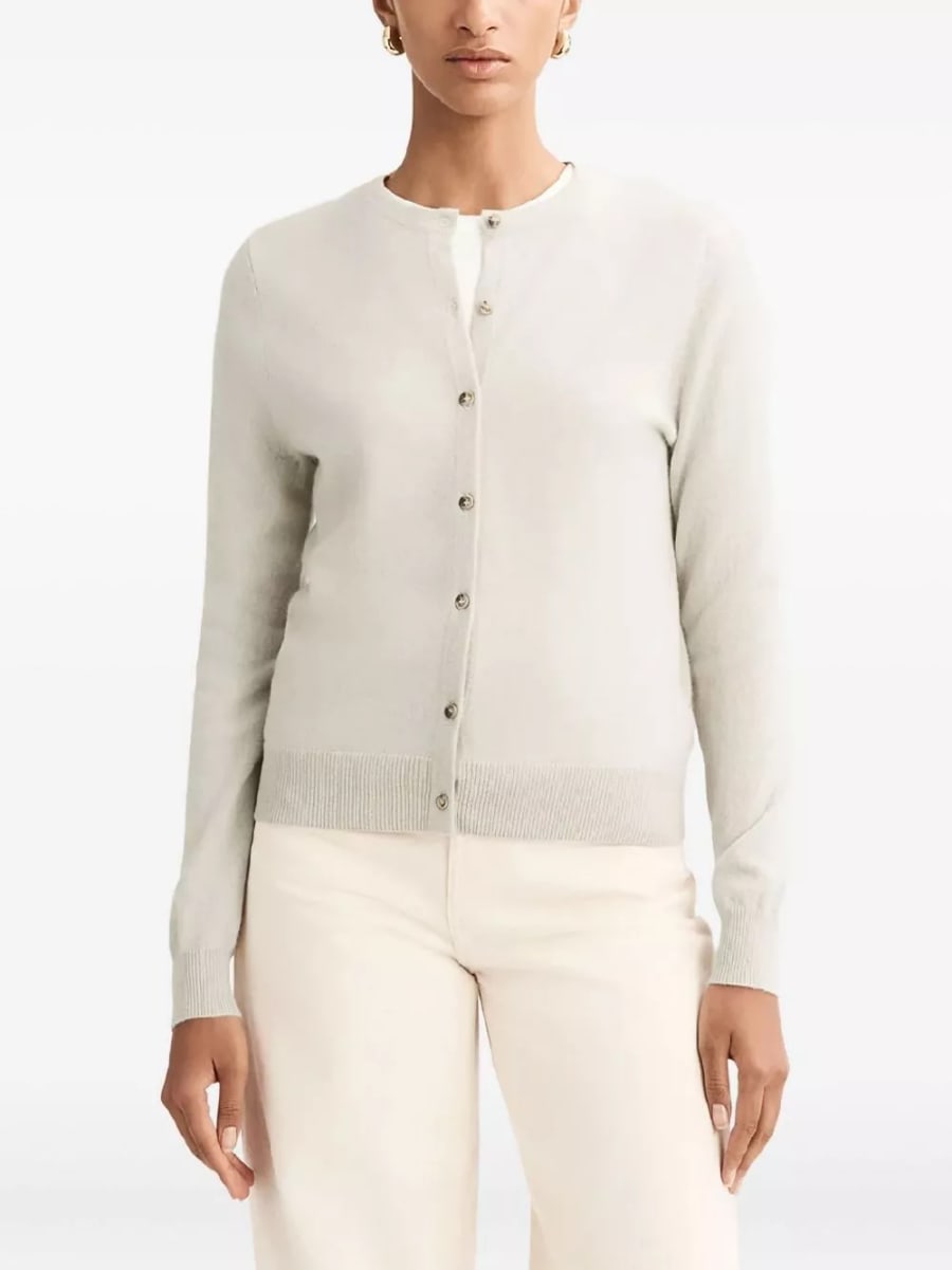 Soft goat Cardigan in cashmere
