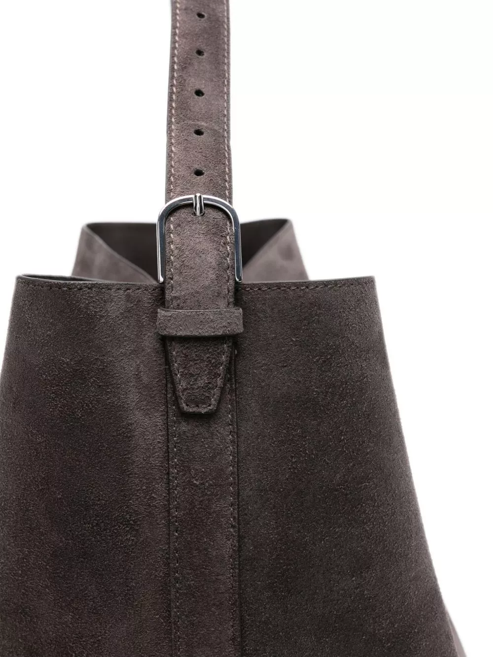 Toteme Tote Bag in pelle con cintura, view 2