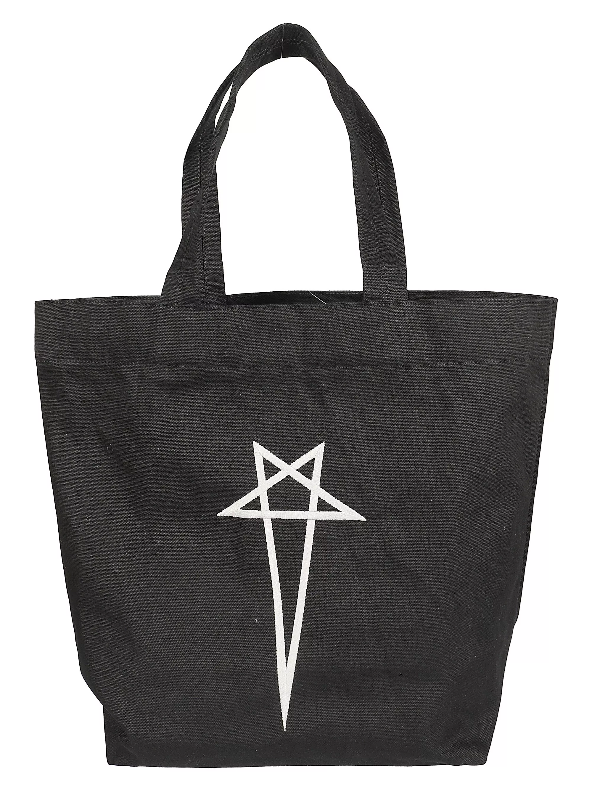 Rick Owens Borsa in canvas con logo