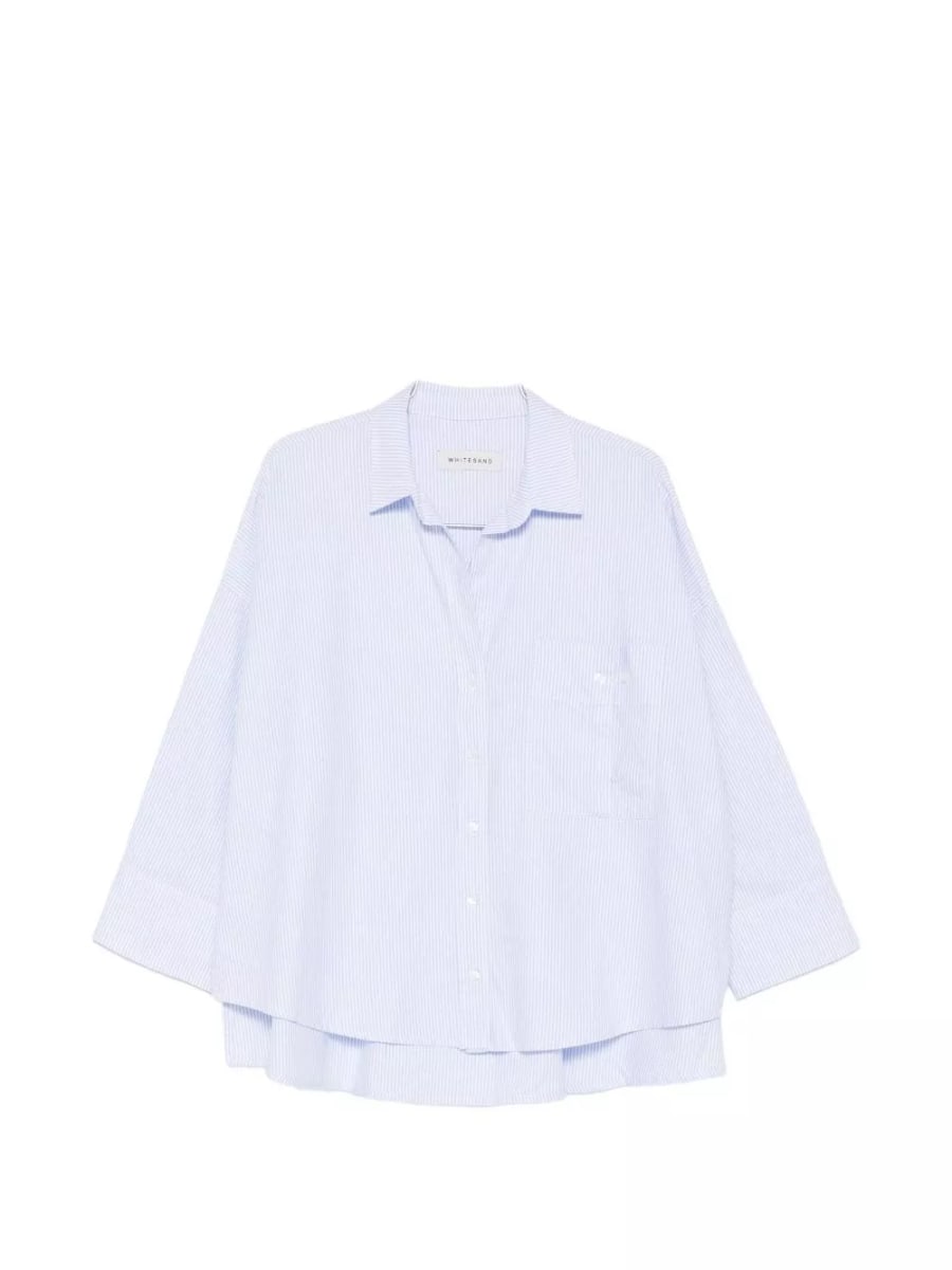 White sand Camicia in cotone a righe