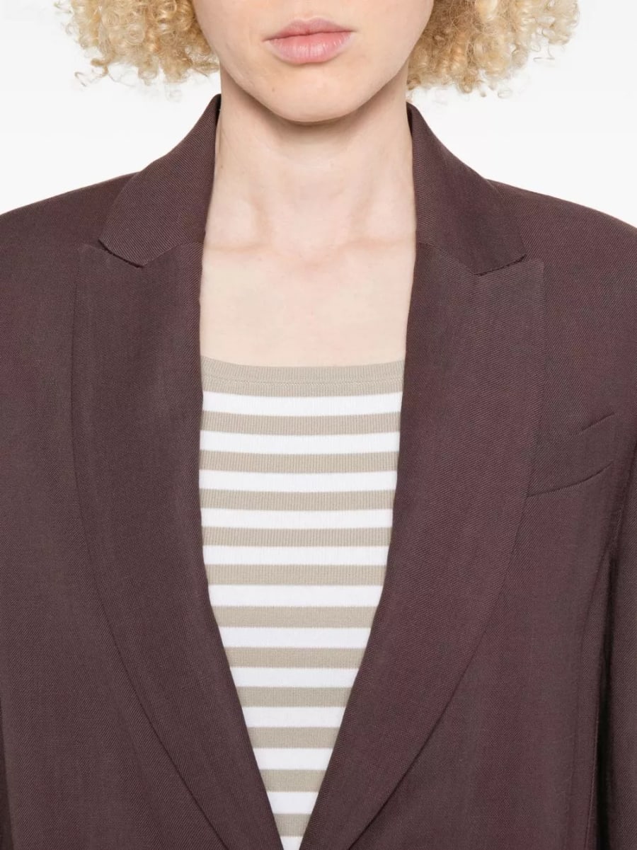 Brunello Cucinelli giacca blazer monopetto, view 2