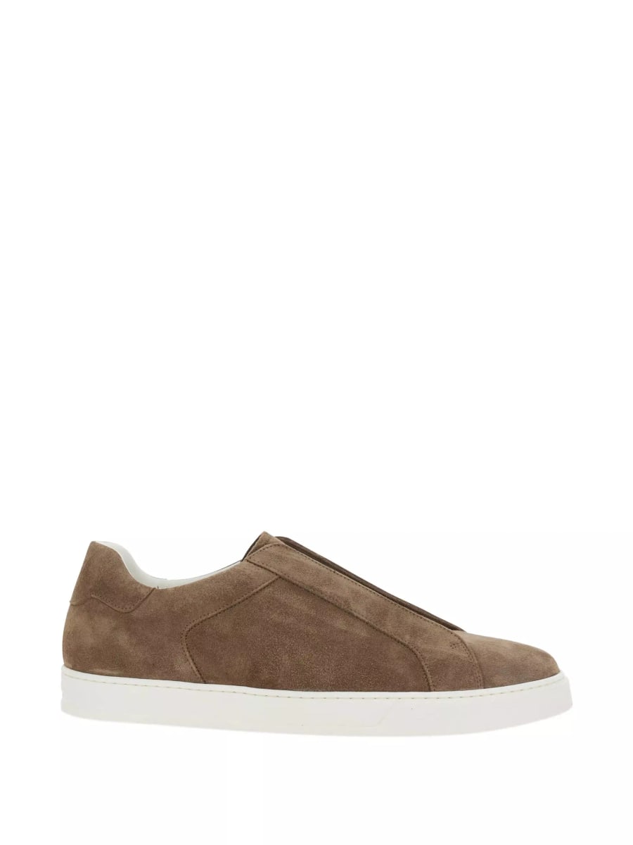 Doucal's Sneaker in suede