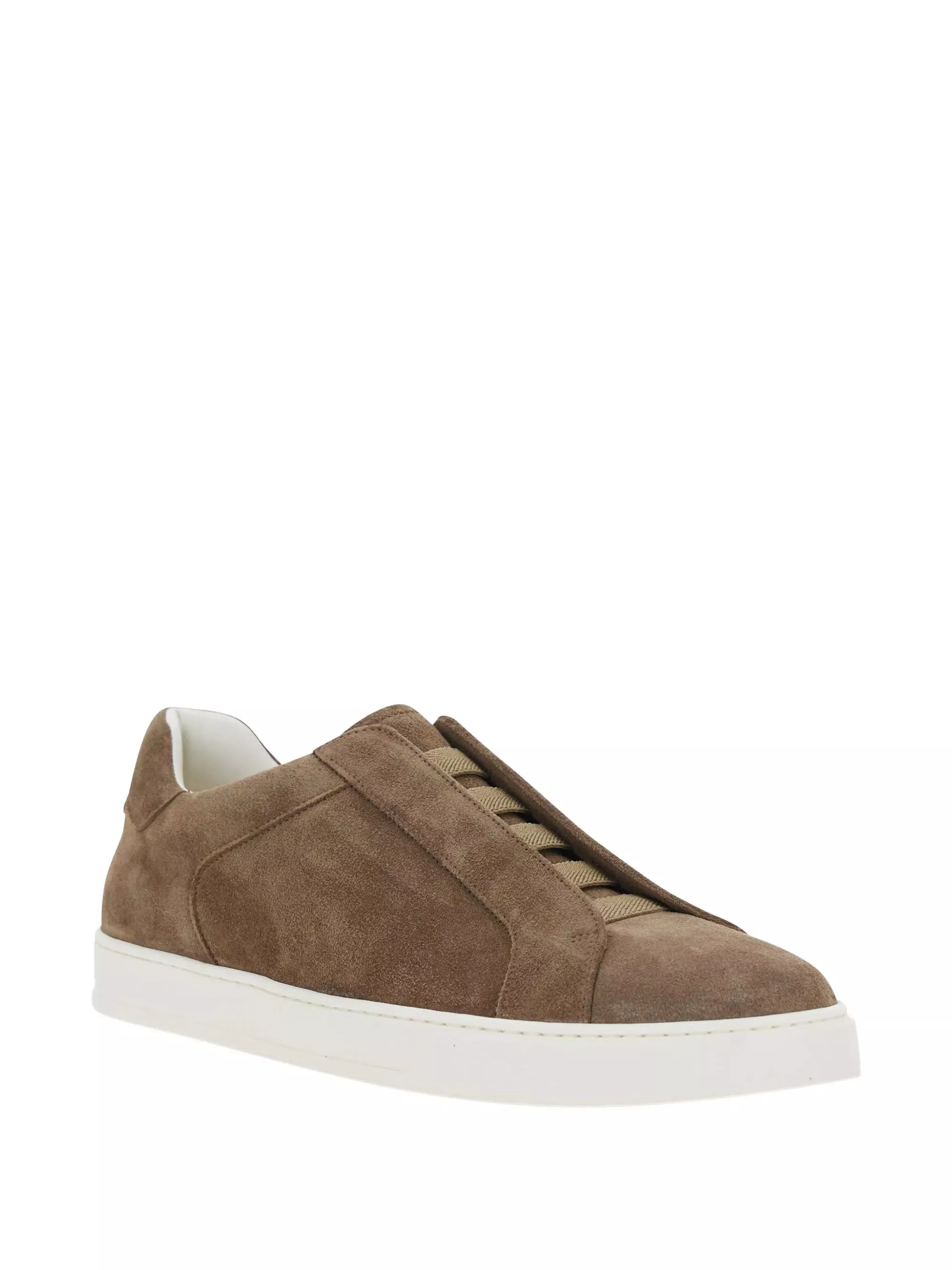 Doucal's Sneaker in suede, view 2