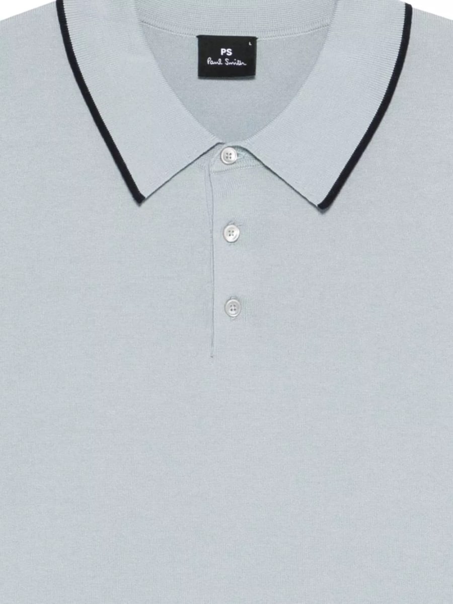 Ps paul smith la polo in cotone, view 3