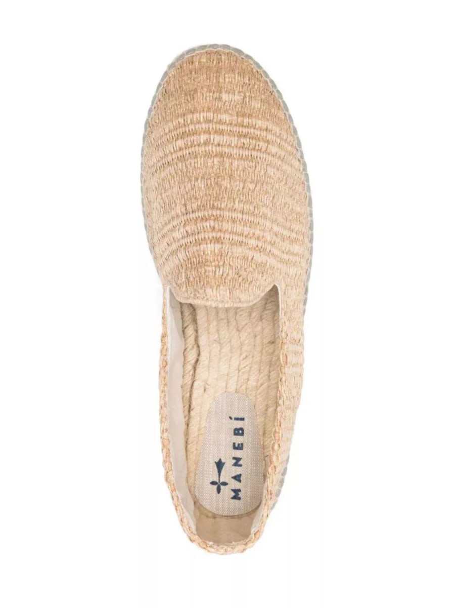 Manebi Espadrillas in rafia, view 4