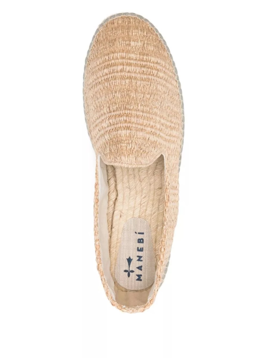 Manebi Espadrillas in rafia, view 7