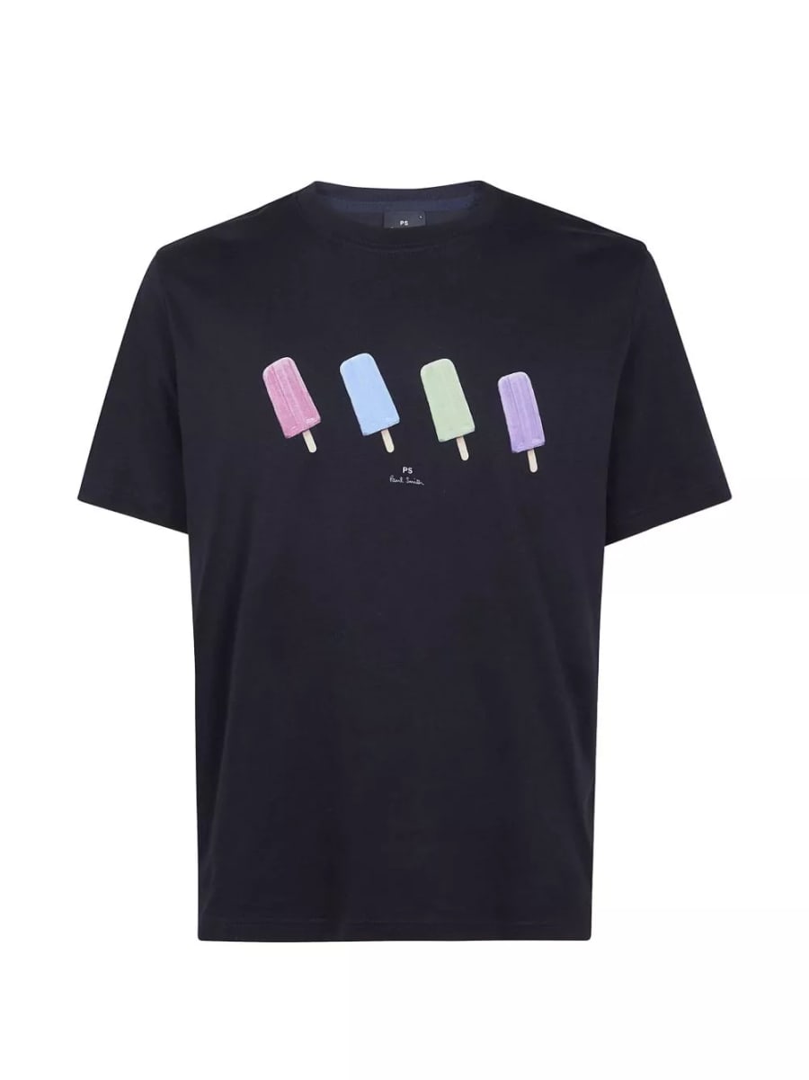 Ps paul smith T-shirt in cotone stampato