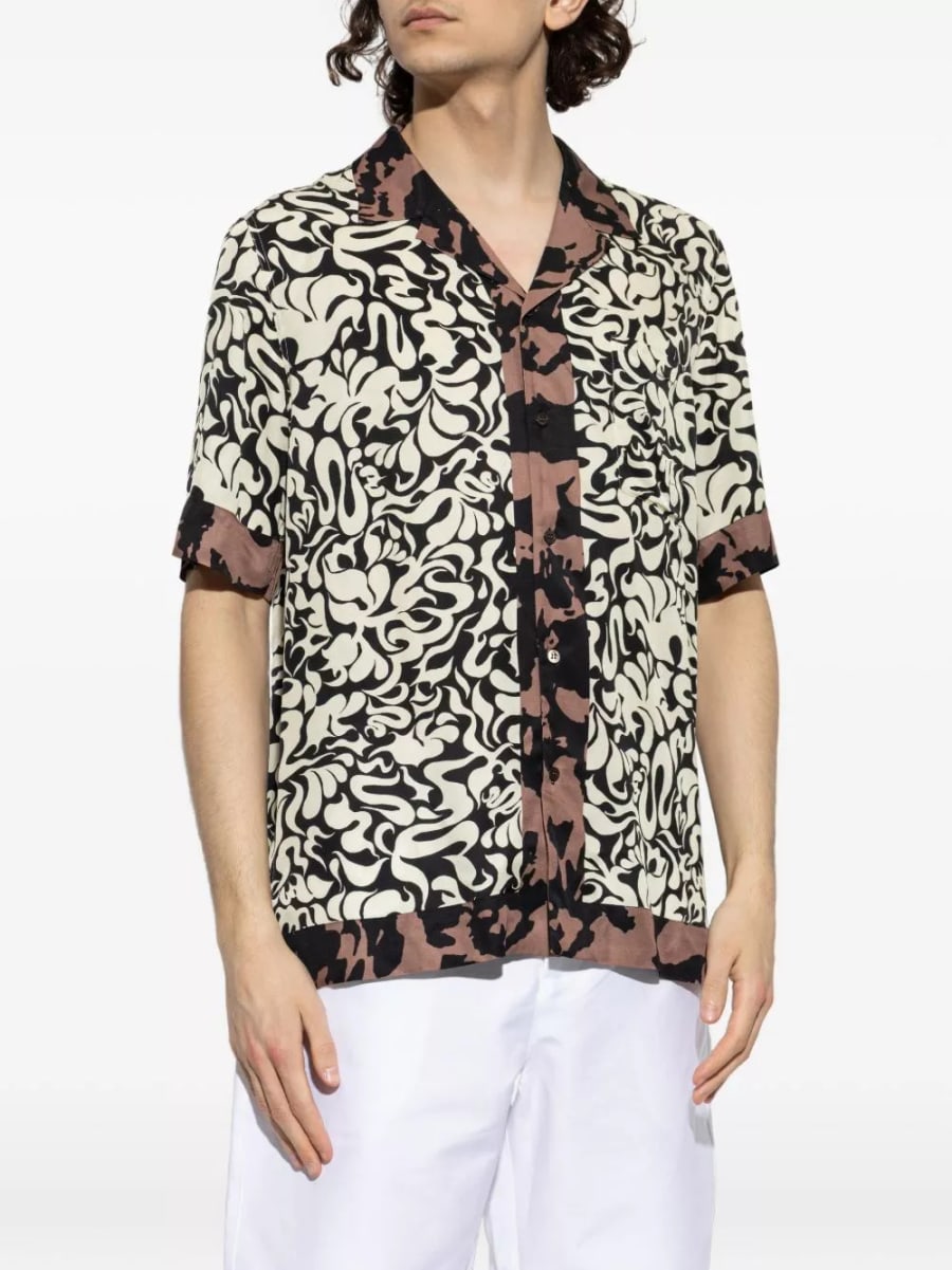 Dries Van Noten Camicia Carltone, view 3
