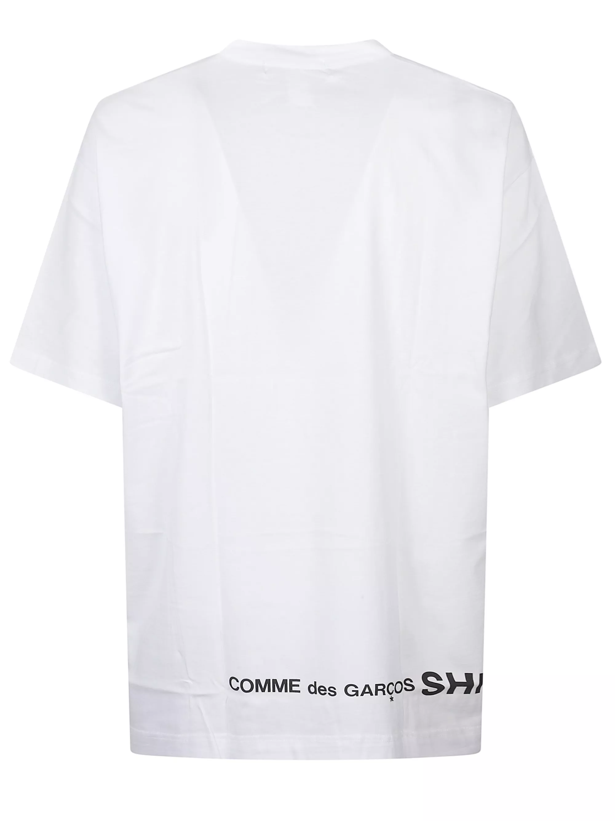 Comme des garçons shirt T-shirt con logo, view 2