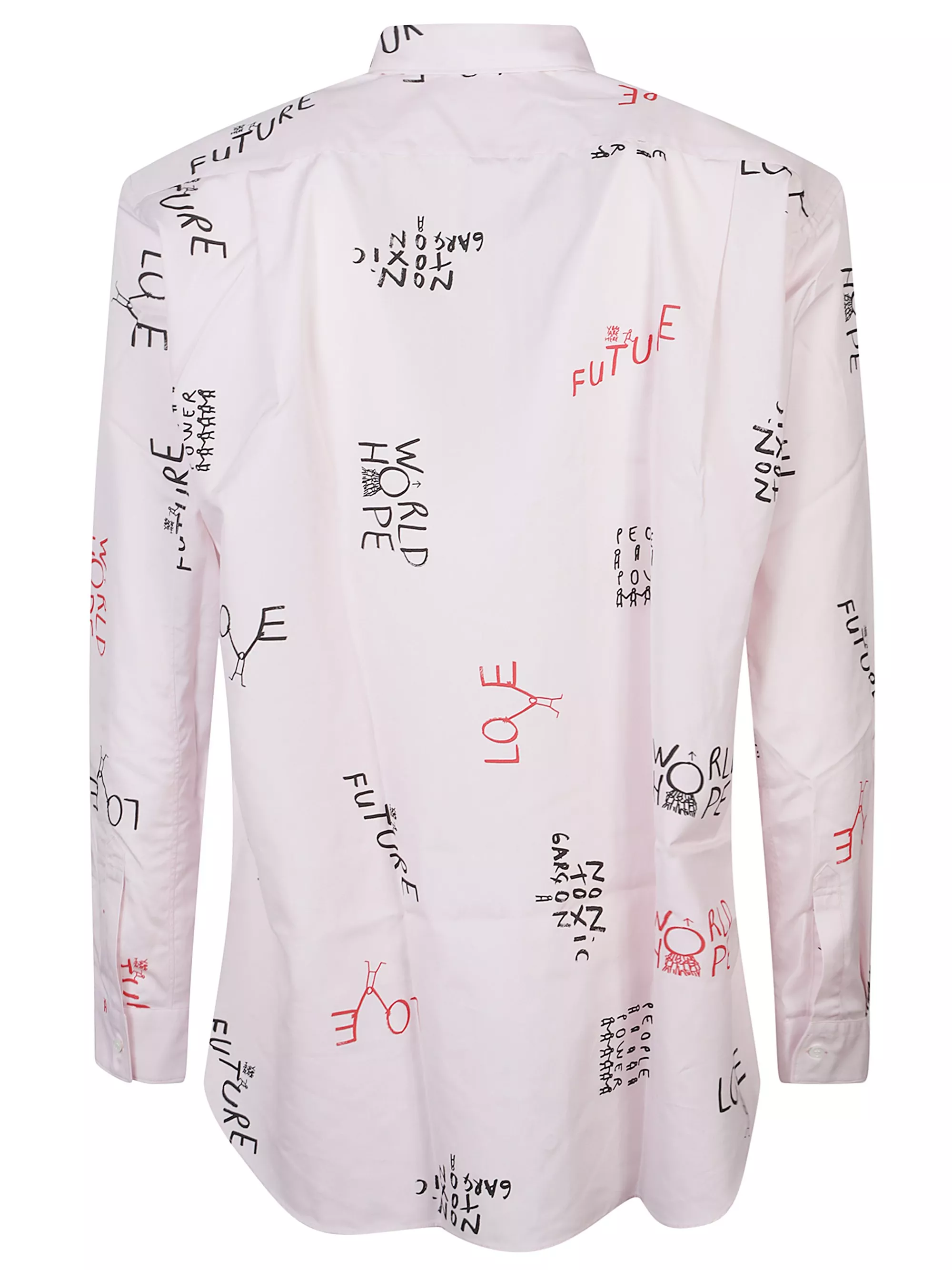 Comme des garçons shirt Camicia con stampa all-over, view 2