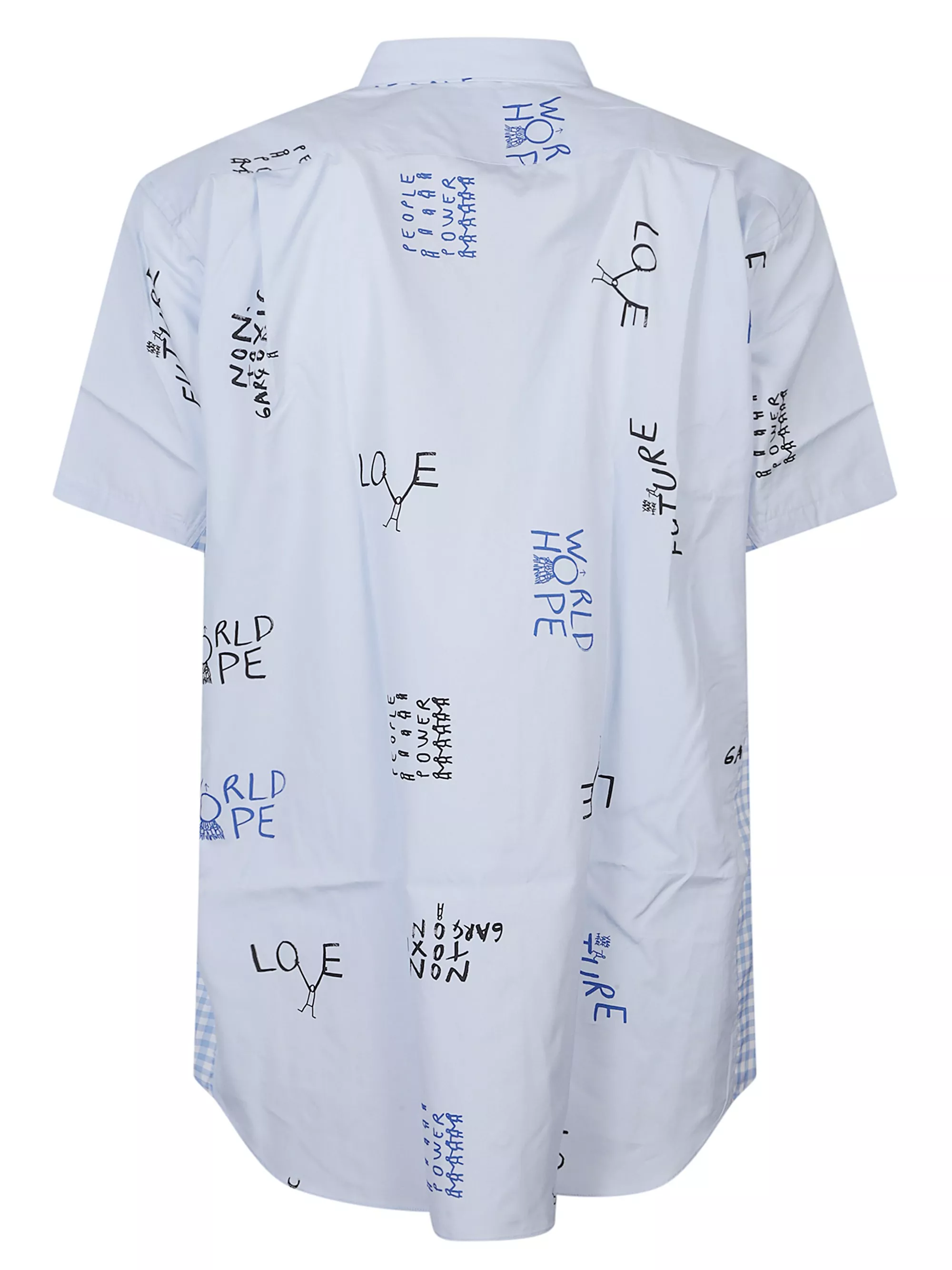 Comme des garçons shirt Camicia con stampa all-over, view 2