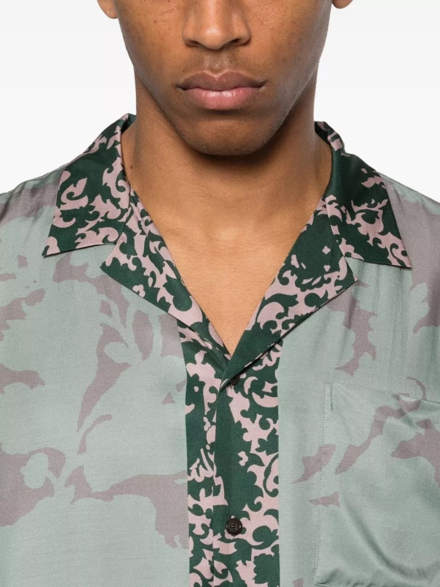 Dries Van Noten Camicia Carltone, view 3