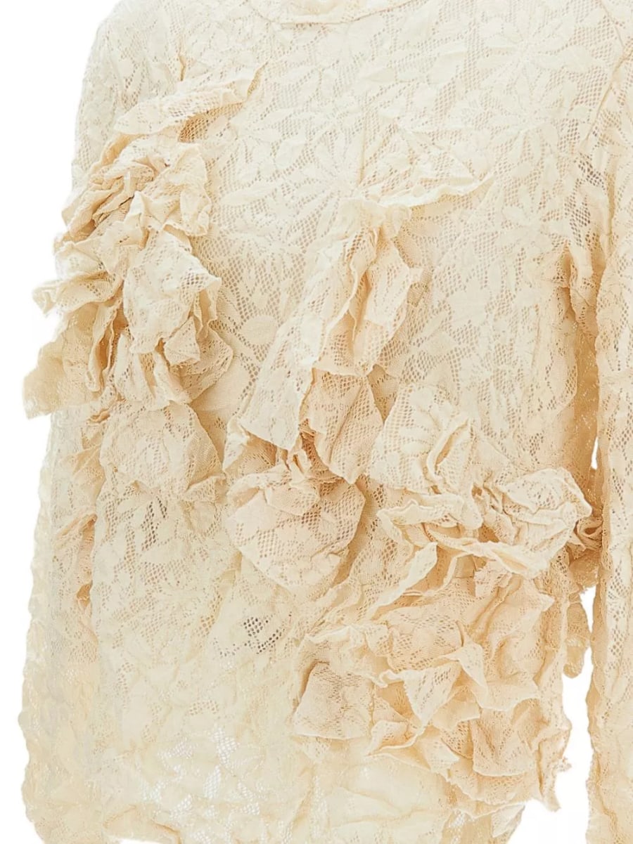 Comme des garçons Top arricciato, view 2