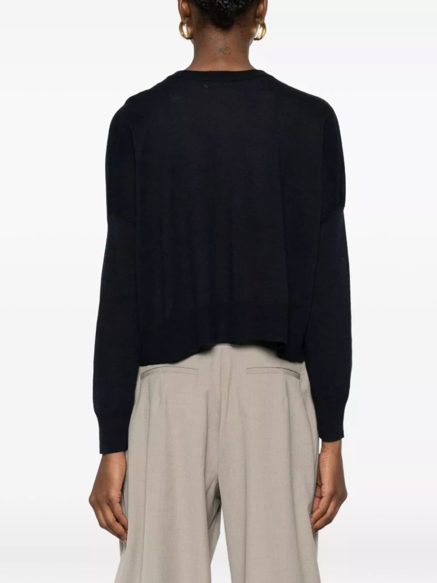 Base Cardigan in misto lino e cotone