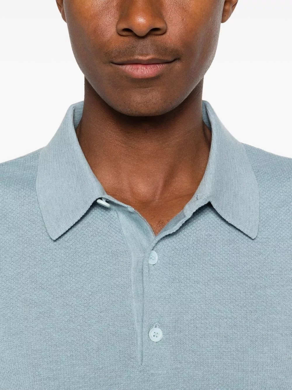 Brioni la polo in cotone, view 2