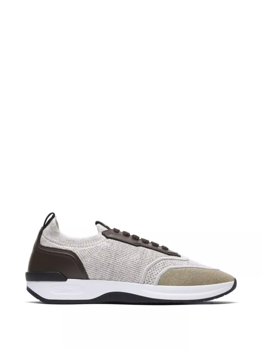 Brioni Sneaker in cotone e lino