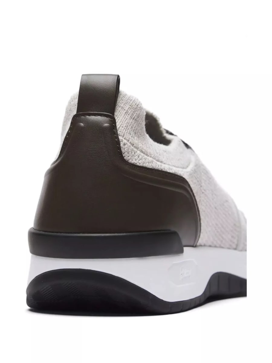 Brioni Sneaker in cotone e lino, view 2