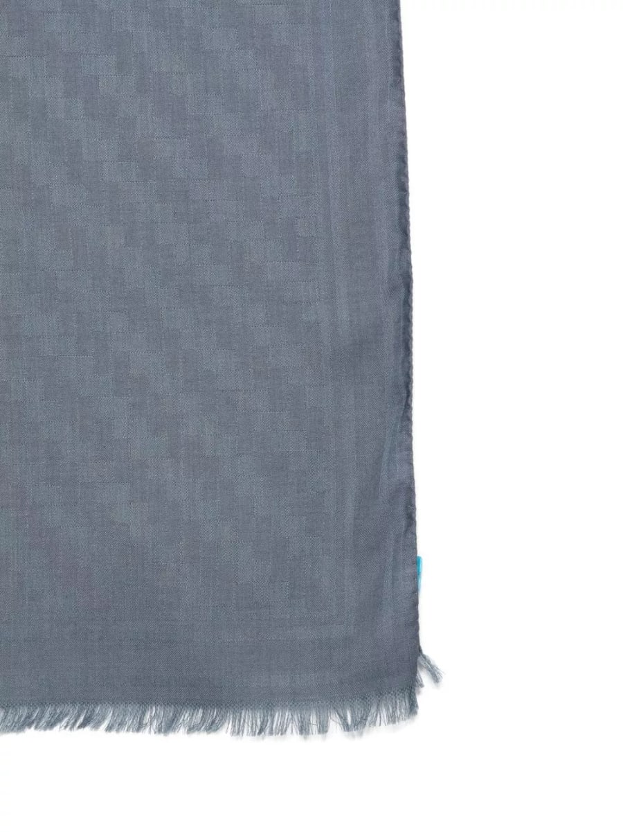 Brioni Sciarpa in lana e cashmere, view 3