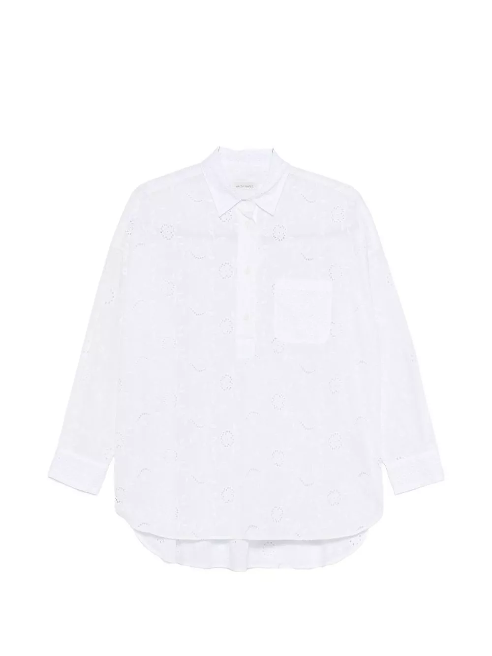 Archivio '67 Camicia in cotone con lacci